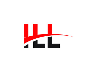 ILL Letter Initial Logo Design Vector Illustration