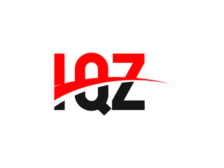 IQZ Letter Initial Logo Design Vector Illustration