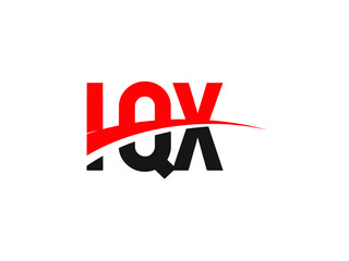 IQX Letter Initial Logo Design Vector Illustration