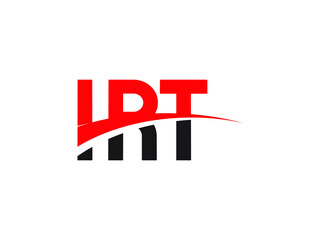 IRT Letter Initial Logo Design Vector Illustration