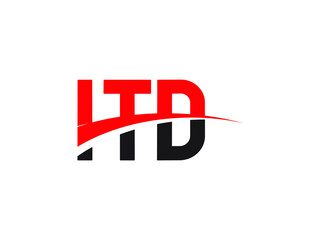 ITD Letter Initial Logo Design Vector Illustration