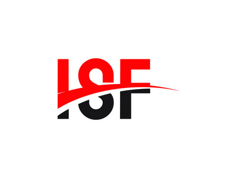 ISF Letter Initial Logo Design Vector Illustration