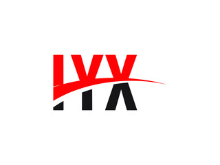 IYX Letter Initial Logo Design Vector Illustration