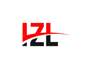 IZL Letter Initial Logo Design Vector Illustration