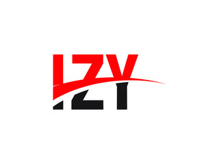 IZY Letter Initial Logo Design Vector Illustration