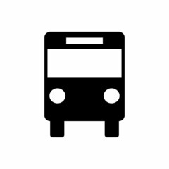 Bus icon. Simple bus transportation icon. High quality and suitable for your design. Flat design vector illustration on a white background.