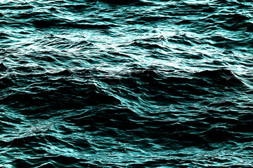 abstract background, texture sea blue water, waves and ripples on the ocean, sea pattern wallpaper