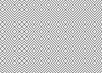 Fototapeta premium Abstract Geometric Pattern generative computational art illustration