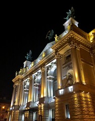 Obraz premium golden gate at night