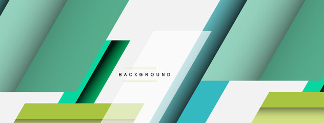 Background. Geometric diagonal square shapes and lines abstract composition. Vector illustration for wallpaper banner background or landing page