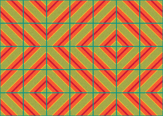 Abstract Geometric Pattern generative computational art illustration