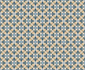 Ethnic fabric texture pattern Abstract Geometric Vector Aztec oriental illustration retro embroidery repeating ceramic tile 