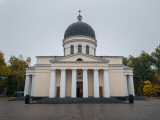 The Metropolitan Cathedral Nativity of the Lord, architectural centerpiece of Chisinau city,...