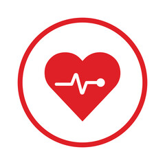 heart cpr medical icon vector design	
