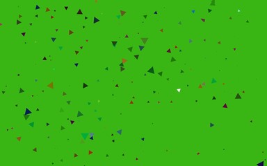 Light Multicolor, Rainbow vector pattern in polygonal style.