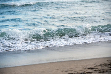 waves on the beach