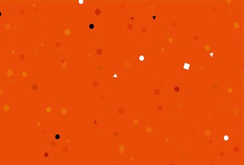 Light Orange vector layout with circles, lines, rectangles.