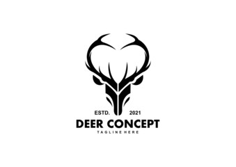 Deer Logo Concept Minimalist style for Your Company