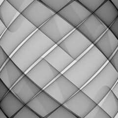 Abstrakter Hintergrund 4k monochrome schwarz silber grau hell dunkel Wellen und Linien