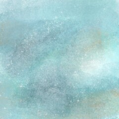 水のようなグラデーションの幻想的なイラストです。