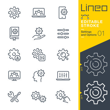 Lineo Editable Stroke - Settings and Options line icons