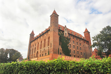  Gotycki zamek krzyżacki w Gniewie, Polska - obrazy, fototapety, plakaty