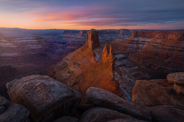 Marlboro Point, desert canyon near Canyonlands National Park in Utah