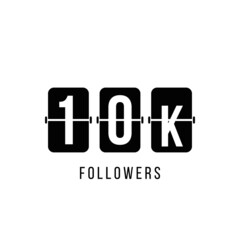 thank you 10k followers, social media vector squared post template