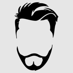 hair style black and white