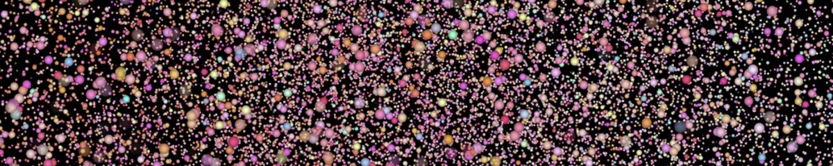 glitter for a holiday card, animation banner. Abstract space and stars. Approach, movement of small gold particles. Christmas background	