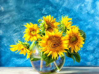 sunflowers bouquet