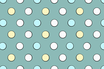 polka dots pattern, colorful dots, colorful  polka dot background