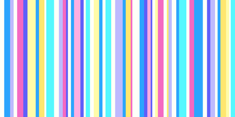 Stripe pattern. Multicolored background. Seamless abstract texture with many lines. Geometric colorful wallpaper with stripes. Print for flyers, shirts and textiles. Pretty texture. Doodle for design