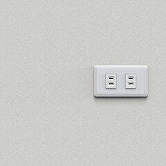switch, wall, power, electricity, electric, light, energy, outlet, white, off, electrical, home, button, plug, socket, on, plastic, isolated, technology, object, equipment, supply, green, household, i