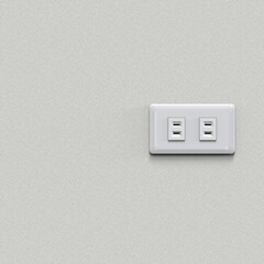 switch, wall, power, electricity, electric, light, energy, outlet, white, off, electrical, home, button, plug, socket, on, plastic, isolated, technology, object, equipment, supply, green, household, i
