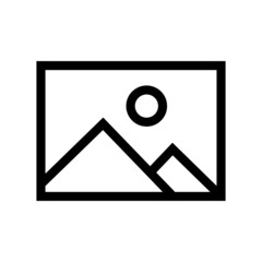 image icon on white background	
