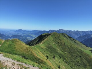 Naklejka premium Fellhorn Berggipfel