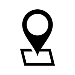 location icon on white background	
