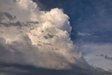 Naklejka na ściany i meble Storm clouds over Rincon point in California