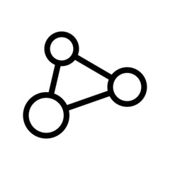 network icon on white background	
