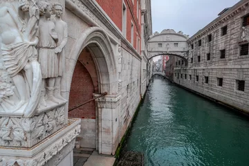Foto op Plexiglas Brug der Zuchten The Bridge of Sighs in Venice