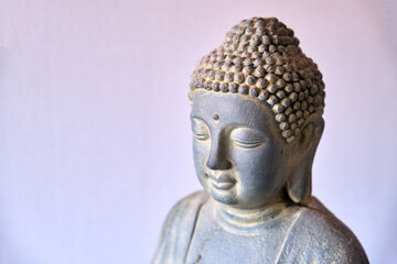 Buddha statue with isolated background