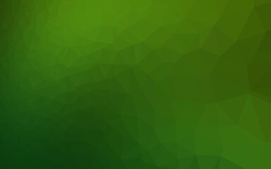 Fototapeta premium Light Green vector triangle mosaic template.