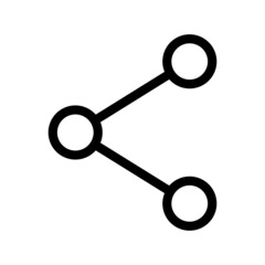 share icon on white background	
