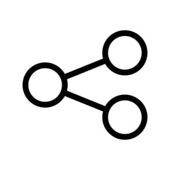 share icon on white background	
