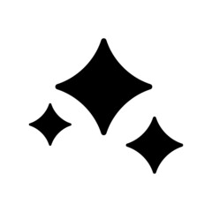 Fototapeta premium sparkle icon on white background 