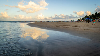 Fototapeta na wymiar Beaches of Brazil - Porto de Galinhas Beach - Pernambuco state