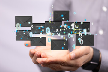 Email Inbox Electronic Communication Graphics Concept