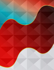 Beautiful Business flyer on colorful background