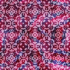 Seamless white on color interior wall tile style surface pattern design for print. High-quality illustration. Ornate overlay contemporary textile graphic design. Floor wall cover in Portuguese style.